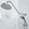 PULSE Retro Fit Brushed-Nickel Shower Bar System -Bath and Faucet shop 852026008245 17898447 1800x1800