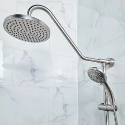 PULSE Retro Fit Brushed-Nickel Shower Bar System