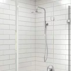 PULSE Retro Fit Chrome Shower Bar System -Bath and Faucet shop 852026008269 15522212 1800x1800