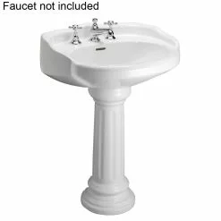 Pegasus Victoria 26 In. Pedestal Combo Bathroom Sink For 4 In. Centerset In White 14 Pegasus Victoria 26 In. Pedestal Combo Bathroom Sink For 4 In. Centerset In White -Bath and Faucet shop 85cbadc00e2aac1d8850ab570c3ff179 1800x1800