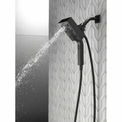 In Stock Hardwarestore Delivery In2ition Two-in-One 4-Spray 5.9 In. Dual Wall Mount Fixed And Handheld H2Okinetic Shower Head In Matte Black -Bath and Faucet shop 87a2b1cbb64f4187a88a8f38682f2601 77d3ff38 7dce 4749 a9e0 8656ad307505 1800x1800