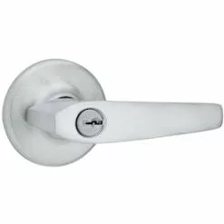 Hardwarestoredelivery Kwikset Balboa Satin Chrome Universal Keyed Entry Door Handle