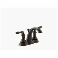 KOHLER Devonshire Oil-Rubbed Bronze 2-Handle 4-in Centerset WaterSense Bathroom Sink Faucet With Drain 11 KOHLER Devonshire Oil-Rubbed Bronze 2-Handle 4-in Centerset WaterSense Bathroom Sink Faucet With Drain -Bath and Faucet shop 885612060068xl 1800x1800