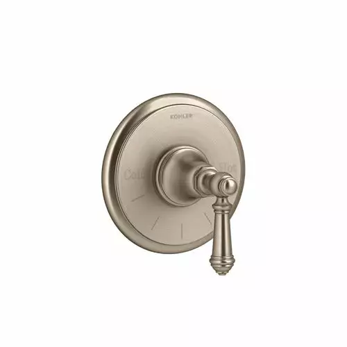 KOHLER Vibrant Brushed Nickel Lever Shower Handle 4 KOHLER Vibrant Brushed Nickel Lever Shower Handle - Image 2