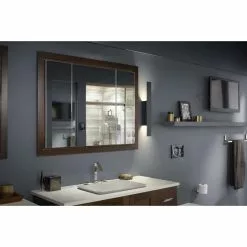KOHLER Verdera 40-in X 30-in Rectangle Surface/Recessed Mirrored Medicine Cabinet -Bath and Faucet shop 885612211002 05421622 1800x1800