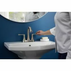 KOHLER Lilyfield Brushed Nickel 2-Handle 4-in Centerset WaterSense Bathroom Sink Faucet With Drain 28 KOHLER Lilyfield Brushed Nickel 2-Handle 4-in Centerset WaterSense Bathroom Sink Faucet With Drain -Bath and Faucet shop 885612574589 16342311 1800x1800