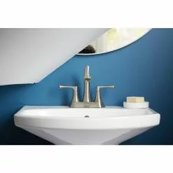 KOHLER Lilyfield Brushed Nickel 2-Handle 4-in Centerset WaterSense Bathroom Sink Faucet With Drain 27 KOHLER Lilyfield Brushed Nickel 2-Handle 4-in Centerset WaterSense Bathroom Sink Faucet With Drain -Bath and Faucet shop 885612574589 16342313 1800x1800