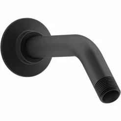 KOHLER Matte Black Shower Arm Mount