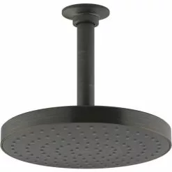 KOHLER Awaken Oil-Rubbed Bronze 1-Spray Rain Shower Head 2-GPM (7.6-LPM)
