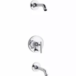 KOHLER Purist Polished Chrome 1-Handle Bathtub And Shower Faucet 10 KOHLER Purist Polished Chrome 1-Handle Bathtub And Shower Faucet -Bath and Faucet shop 885612667304xl 1800x1800
