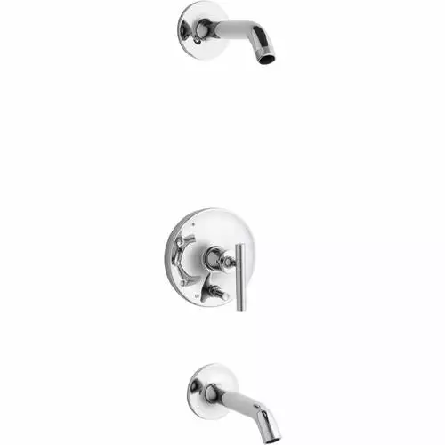 KOHLER Purist Polished Chrome 1-Handle Bathtub And Shower Faucet 5 KOHLER Purist Polished Chrome 1-Handle Bathtub And Shower Faucet - Image 3