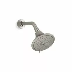 KOHLER Forte Vibrant Brushed Nickel 3-Spray Shower Head 1.75-GPM (6.6-LPM) -Bath and Faucet shop 885612703651xl 1800x1800