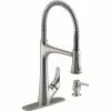 Stealth KOHLER Lilyfield Pro Semiprofessional Vibrant Stainless 1-Handle Deck Mount Pull-Down Touch Commercial/Residential Kitchen Faucet (Deck Plate Included) 2 Stealth KOHLER Lilyfield Pro Semiprofessional Vibrant Stainless 1-Handle Deck Mount Pull-Down Touch Commercial/Residential Kitchen Faucet (Deck Plate Included) -Bath and Faucet shop 885612719409 1800x1800