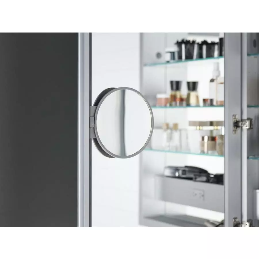 KOHLER Verdera 20-in X 30-in Rectangle Surface/Recessed Mirrored Medicine Cabinet With Outlet And Lights 12 KOHLER Verdera 20-in X 30-in Rectangle Surface/Recessed Mirrored Medicine Cabinet With Outlet And Lights - Image 10