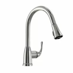 In Stock Hardwarestore Delivery Market Single-Handle Pull-Down Sprayer Kitchen Faucet In Chrome -Bath and Faucet shop 8992190bc1607a933ec1b951ce923b78 1800x1800