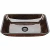 VIGO Russet Handmade Countertop Glass Rectangular Vessel Bathroom Sink In Red And Brown Fusion 2 VIGO Russet Handmade Countertop Glass Rectangular Vessel Bathroom Sink In Red And Brown Fusion -Bath and Faucet shop 89da2fa38c5ebd7c35f0762dc16ca327 1800x1800