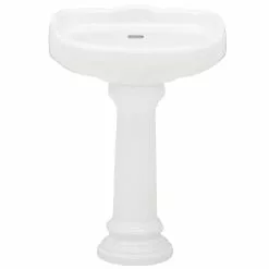 Pegasus Victoria 26 In. Pedestal Combo Bathroom Sink For 4 In. Centerset In White 10 Pegasus Victoria 26 In. Pedestal Combo Bathroom Sink For 4 In. Centerset In White -Bath and Faucet shop 8b2d8a949f413a73cc7ce8d87dd101a4 1800x1800