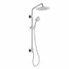 Pulse ShowerSpas SeaBreeze 4-Spray Patterns 2.5 GPM 8 In. Wall Mount Dual Shower Heads In Chrome -Bath and Faucet shop 8bcfba455bcccd51ca41ad0d1e879d66 1800x1800
