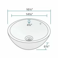 MR Direct Porcelain Vessel Sink In White With 718 Faucet And Pop-Up Drain In Brushed Nickel 14 MR Direct Porcelain Vessel Sink In White With 718 Faucet And Pop-Up Drain In Brushed Nickel -Bath and Faucet shop 8d58eb81a23525b7def78e5de3e50ed9 1800x1800