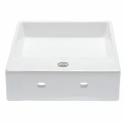 Elanti Wall-Mounted Square Bathroom Sink In White 15 Elanti Wall-Mounted Square Bathroom Sink In White -Bath and Faucet shop 8df9c088121bc2aff666f63cbc670a55 1800x1800