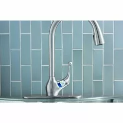 In Stock Hardwarestore Delivery Barossa Single-Handle Pull-Down Sprayer Kitchen Faucet With Soap/Lotion Dispenser In Vibrant Stainless -Bath and Faucet shop 8fa3ea24dd662158526ba47cad991755 1800x1800