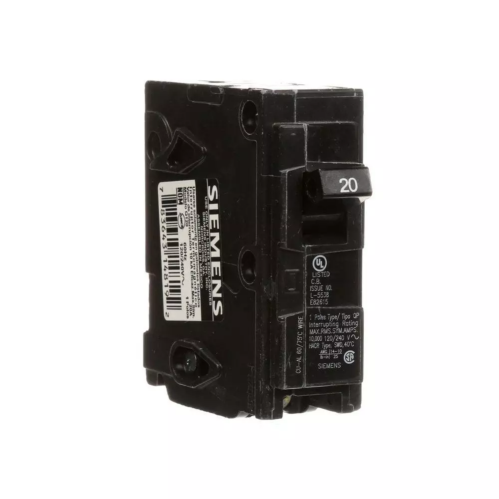 In Stock Hardwarestore Delivery 20 Amp Single-Pole Type QP Circuit Breaker 5 In Stock Hardwarestore Delivery 20 Amp Single-Pole Type QP Circuit Breaker - Image 3