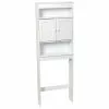 Zenna Home® Country Cottage 23"W X 67"H White Over-The-Toilet Storage Cabinet 2 Zenna Home® Country Cottage 23"W X 67"H White Over-The-Toilet Storage Cabinet -Bath and Faucet shop 9119W master 1800x1800