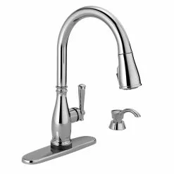 In Stock Hardwarestore Delivery Charmaine Single-Handle Pull-Down Sprayer Kitchen Faucet With Touch2O And ShieldSpray Technologies In Venetian Bronze -Bath and Faucet shop 914cd43be2e326fb11d770a550a7022c 1800x1800