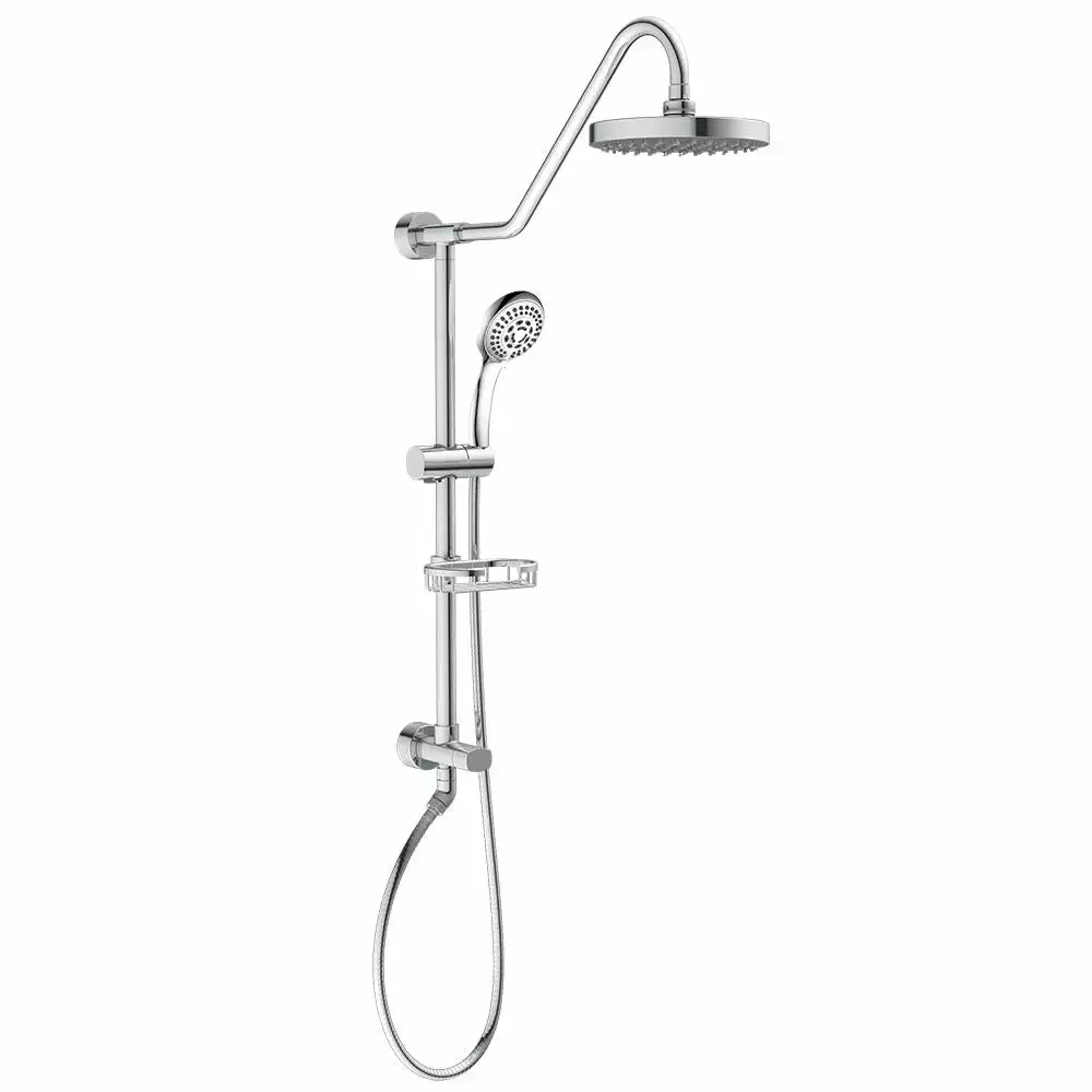 In Stock Hardwarestore Delivery 6-spray 8 In. Dual Shower Head And Handheld Shower Head With Low Flow In Brushed Nickel 8 In Stock Hardwarestore Delivery 6-spray 8 In. Dual Shower Head And Handheld Shower Head With Low Flow In Brushed Nickel - Image 6