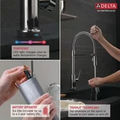 In Stock Hardwarestore Delivery Trinsic Pro Single-Handle Pull-Down Sprayer Kitchen Faucet With Touch2O Technology And Spring Spout In Arctic Stainless 25 In Stock Hardwarestore Delivery Trinsic Pro Single-Handle Pull-Down Sprayer Kitchen Faucet With Touch2O Technology And Spring Spout In Arctic Stainless -Bath and Faucet shop 91f043af82d5c266b8a6396eaec8de78 1800x1800