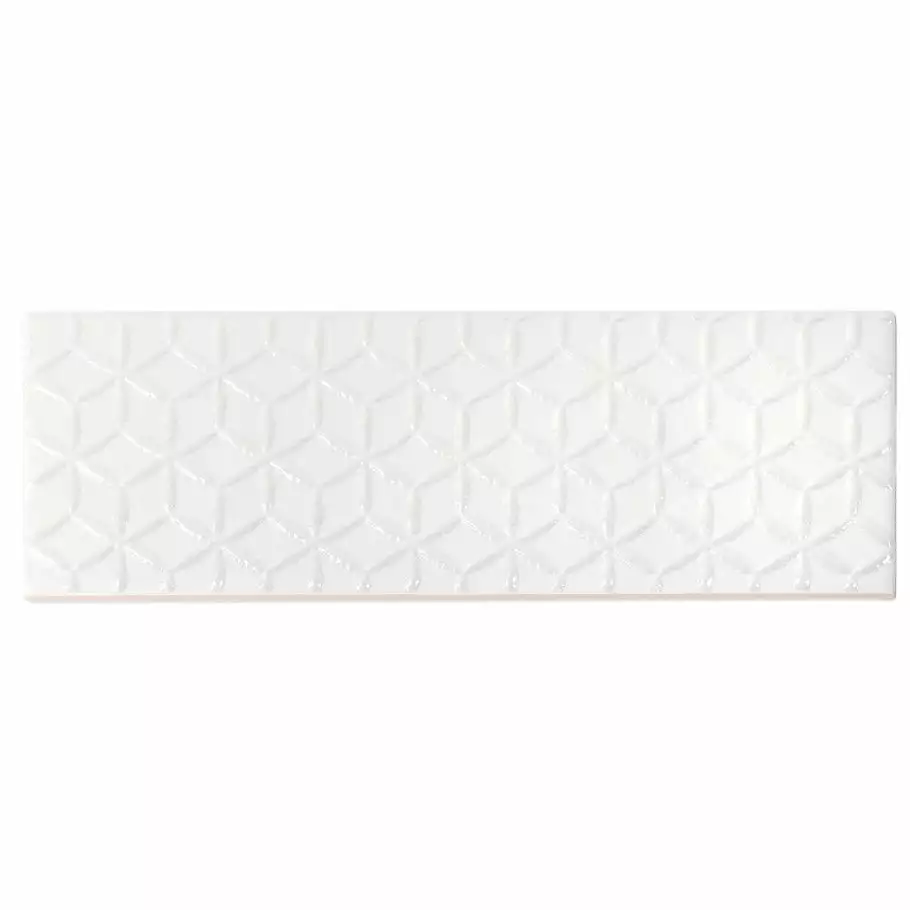 Bond Tile Wembley Snowflake 3 In. X 9 In. Matte Ceramic Subway Wall Tile (30 Pieces 5.16 Sq. Ft. / Box) 6 Bond Tile Wembley Snowflake 3 In. X 9 In. Matte Ceramic Subway Wall Tile (30 Pieces 5.16 Sq. Ft. / Box) - Image 4