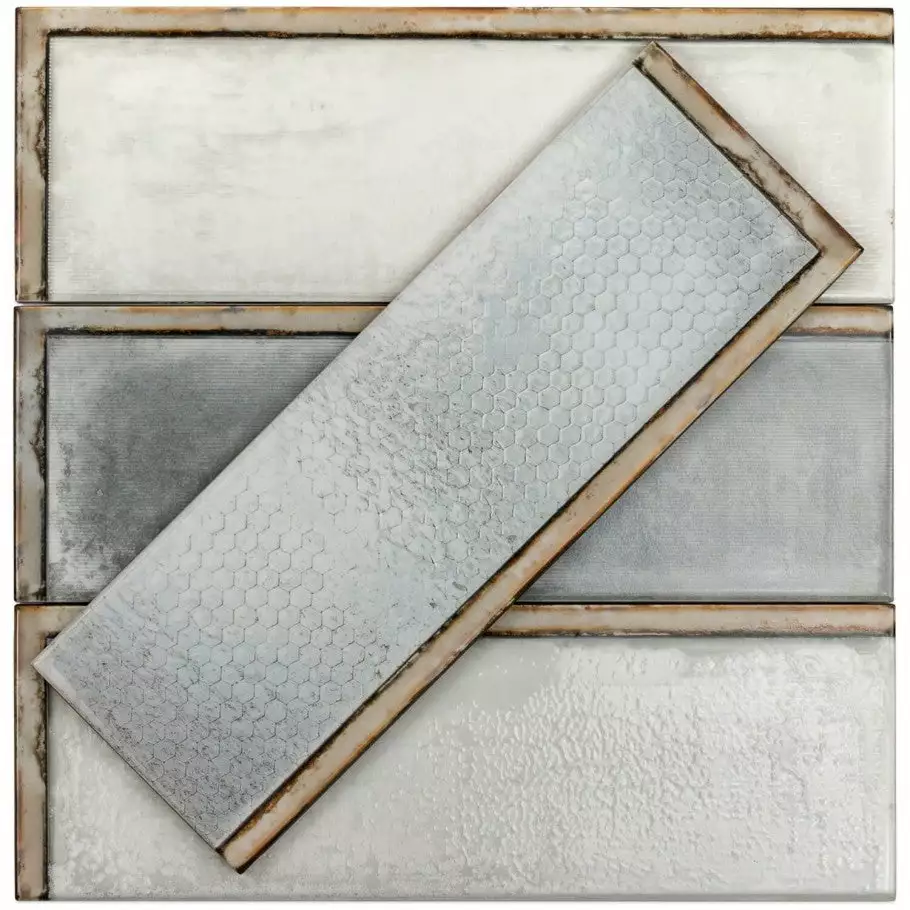 Bond Tile Turbine Industrial Glass Gray 4x12 Ceramic Wall Tile 5 Bond Tile Turbine Industrial Glass Gray 4x12 Ceramic Wall Tile - Image 3