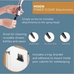 In Stock Hardwarestore Delivery Milton Single-Handle Pull-Down Sprayer Kitchen Faucet With Reflex And Power Clean Attachments In Mediterranean Bronze -Bath and Faucet shop 948744e12aa986147659276af1ff41e7 1800x1800