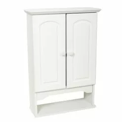 Zenna Home® 21"W X 8"D X 31"H White Bathroom Wall Cabinet