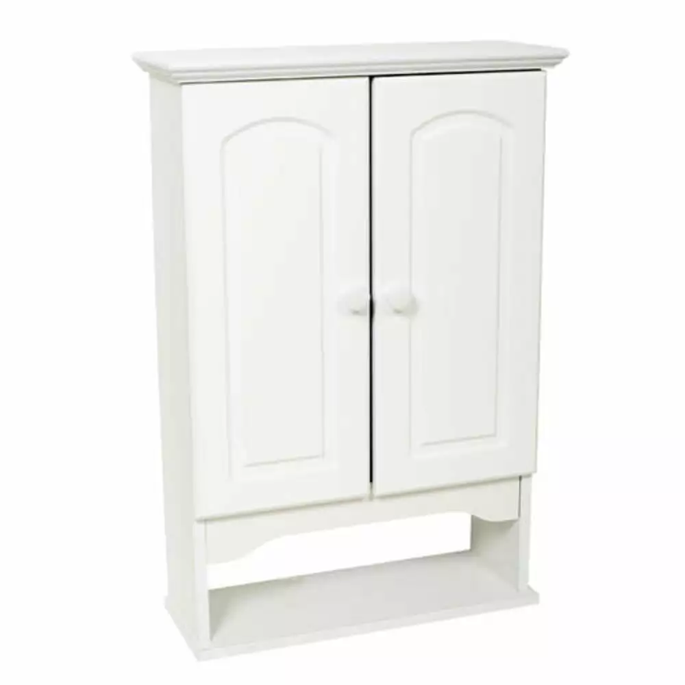 Zenna Home® 21"W X 8"D X 31"H White Bathroom Wall Cabinet 3 Zenna Home® 21"W X 8"D X 31"H White Bathroom Wall Cabinet