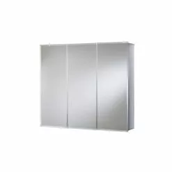 In Stock Hardwarestore Delivery 30 In. W X 26 In. H Frameless Aluminum Recessed Or Surface-Mount Bathroom Medicine Cabinet With Easy Hang System