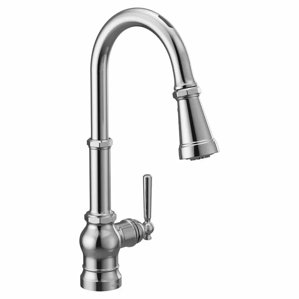 In Stock Hardwarestore Delivery U By Moen Paterson Single-Handle Pull-Down Sprayer Smart Kitchen Faucet With Voice Control And PowerBoost In Matte Black 12 In Stock Hardwarestore Delivery U By Moen Paterson Single-Handle Pull-Down Sprayer Smart Kitchen Faucet With Voice Control And PowerBoost In Matte Black - Image 10