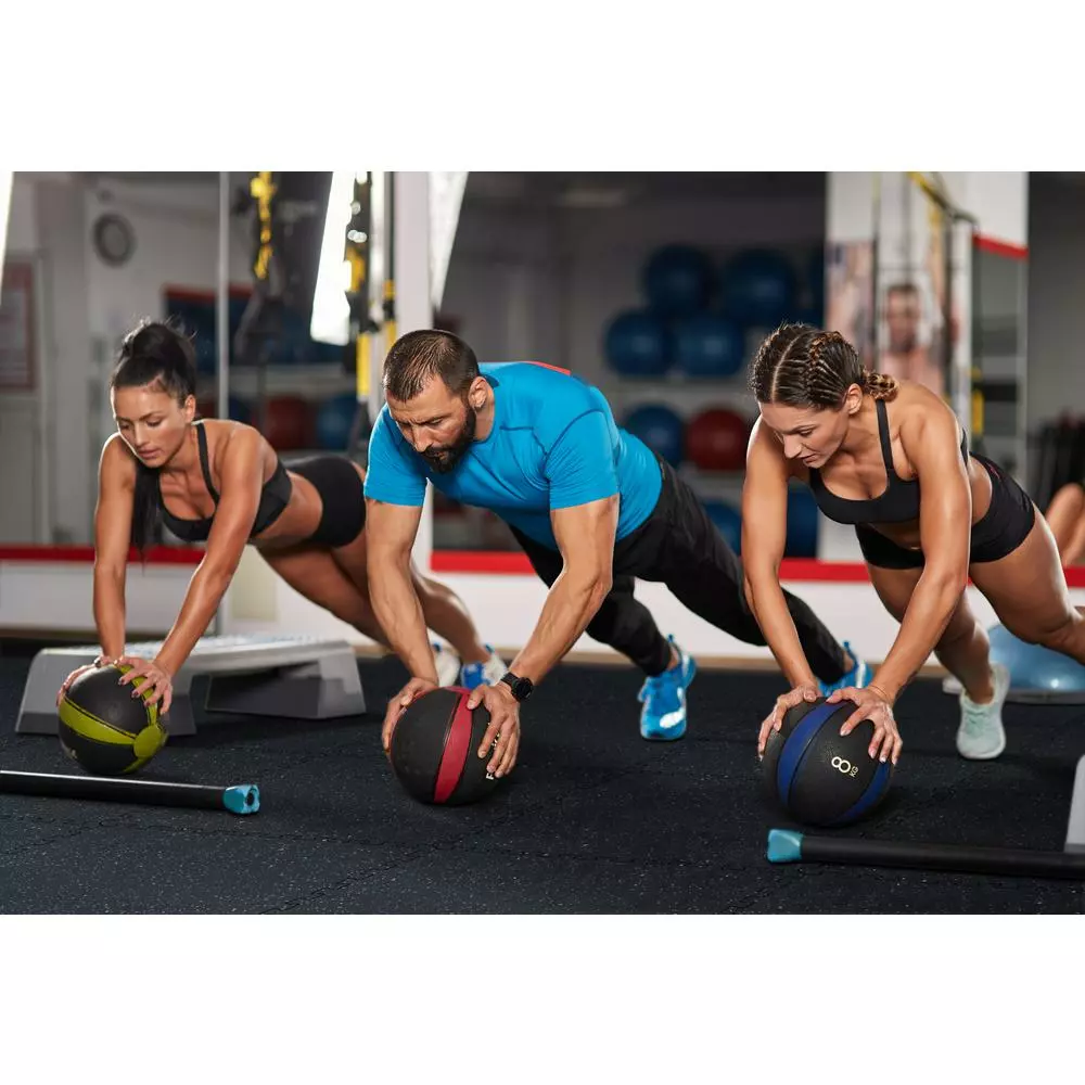 Norsk Shock Absorbent 25.2 In. X 25.2 In. X 0.70 In. Gym Tiles - Black/White Fleck (4-Pack) 7 Norsk Shock Absorbent 25.2 In. X 25.2 In. X 0.70 In. Gym Tiles - Black/White Fleck (4-Pack) - Image 5