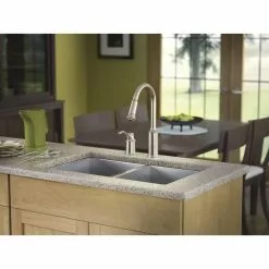 In Stock Hardwarestore Delivery Aberdeen Single-Handle Pull-Down Sprayer Kitchen Faucet With Reflex In Classic Stainless -Bath and Faucet shop 9b60a6cac3dffcbcb842c9069ec9dfbb 1800x1800