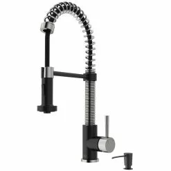 In Stock Hardwarestore Delivery Edison Single-Handle Pull-Down Sprayer Kitchen Faucet With Soap Dispenser In Matte Black 16 In Stock Hardwarestore Delivery Edison Single-Handle Pull-Down Sprayer Kitchen Faucet With Soap Dispenser In Matte Black -Bath and Faucet shop 9d0404b543823fc78d9c91805dad676d 1800x1800