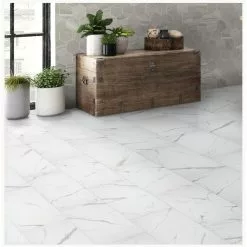 Florida Tile Home Collection Carrara Matte Rectified 12 In. X 24 In. Porcelain Floor And Wall Tile (13.3 Sq. Ft. /case) -Bath and Faucet shop 9d8e8382723490adfd46b7a0e21edae4 1800x1800