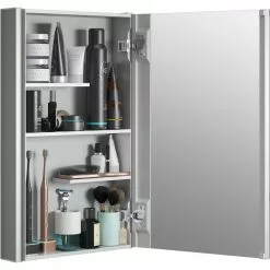 In Stock Hardwarestore Delivery Maxstow 20 In. X 24 In. Frameless Surface-Mount Aluminum Medicine Cabinet -Bath and Faucet shop 9d9ef2afd7d7444b30e6896420db8bdf 1800x1800