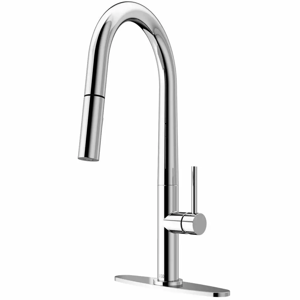 In Stock Hardwarestore Delivery Greenwich Single-Handle Pull-Down Sprayer Kitchen Faucet With Deck Plate In Matte Black 4 In Stock Hardwarestore Delivery Greenwich Single-Handle Pull-Down Sprayer Kitchen Faucet With Deck Plate In Matte Black - Image 2