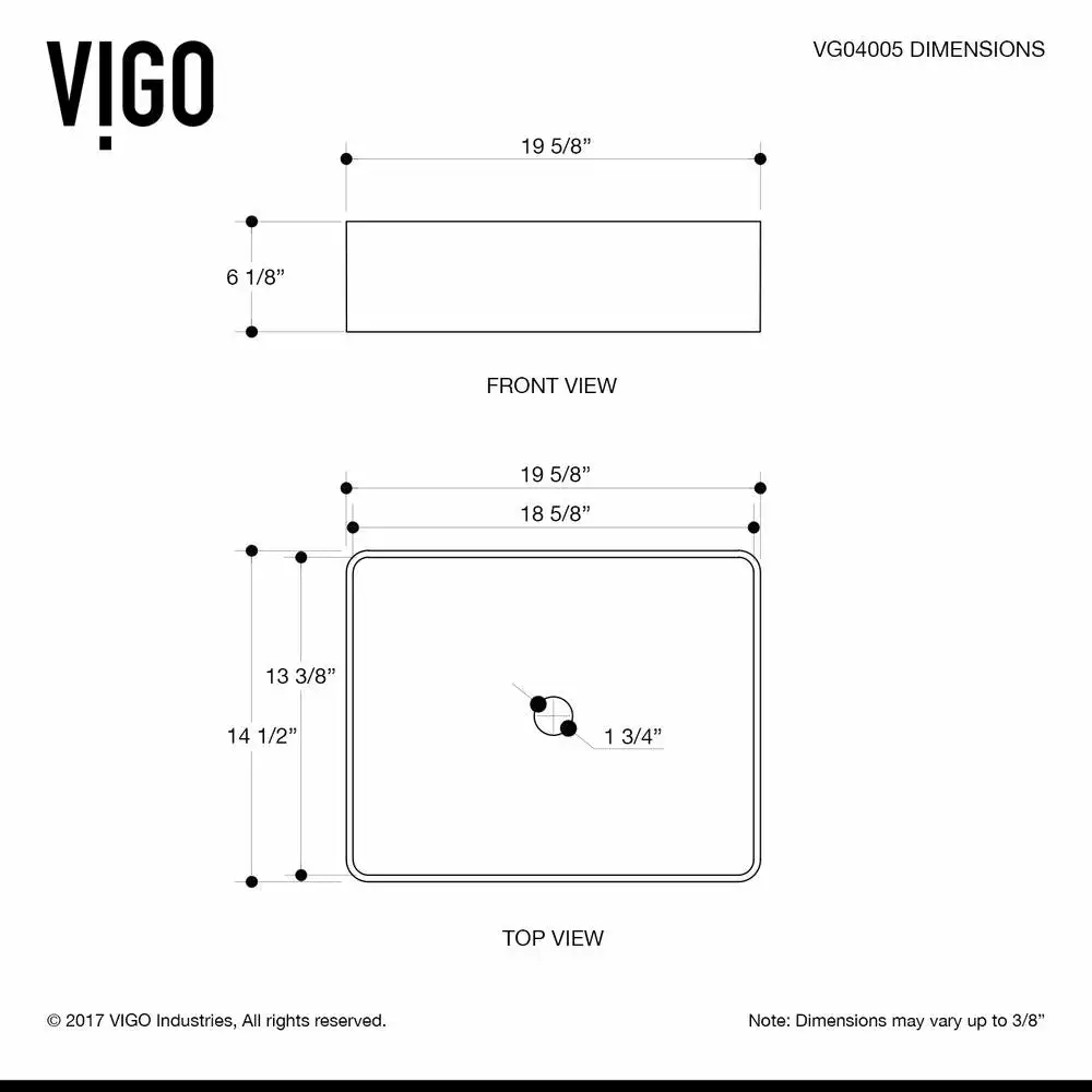 VIGO Amaryllis Handmade Matte Stone Rectangle Vessel Bathroom Sink In Matte White 12 VIGO Amaryllis Handmade Matte Stone Rectangle Vessel Bathroom Sink In Matte White - Image 10