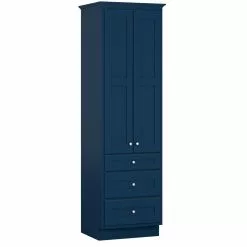 Briarwood Cottage 24"W X 18"D X 84"H Birch Admiral Linen Cabinet