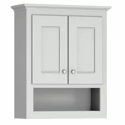 Briarwood Cottage 24"W X 9"D X 30"H Birch Fog Bathroom Wall Cabinet