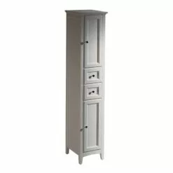Fresca Oxford 14"W X 16"D X 68"H Antique White Linen Cabinet
