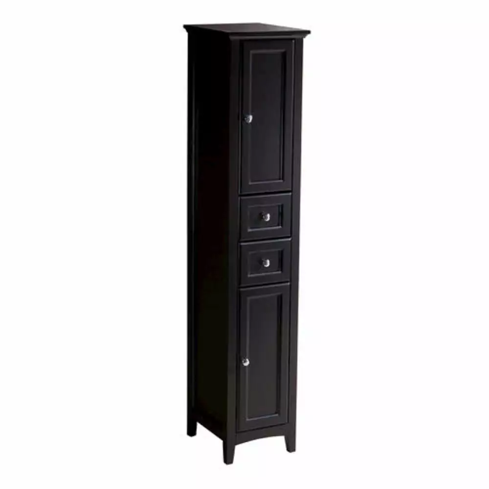 Fresca Oxford 14"W X 16"D X 68"H Espresso Linen Cabinet 3 Fresca Oxford 14"W X 16"D X 68"H Espresso Linen Cabinet