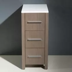 Fresca Torino 12"W X 18"D X 28"H Gray Oak Linen Cabinet 9 Fresca Torino 12"W X 18"D X 28"H Gray Oak Linen Cabinet -Bath and Faucet shop FST6212GO 3 29e3799d e804 4759 8163 37c6dd6d08e3 1800x1800