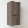 Fresca 13"W X 12"D X 27"H Gray Oak Linen Cabinet